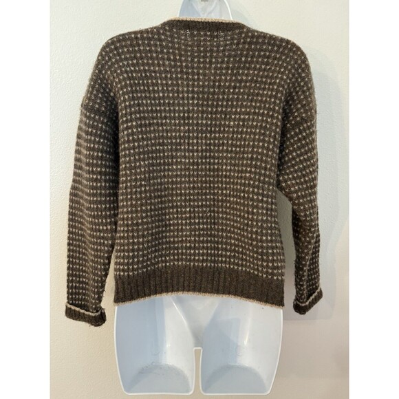 Woolrich Brown and Cream Women's Cardigan Sweater - Picture 5 of 8